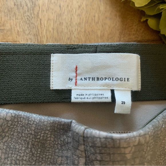 Anthropologie Metallic Snake Leggings Size 29 - Picture 11 of 12